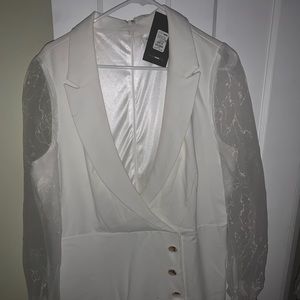 Business Deal Blazer Romper